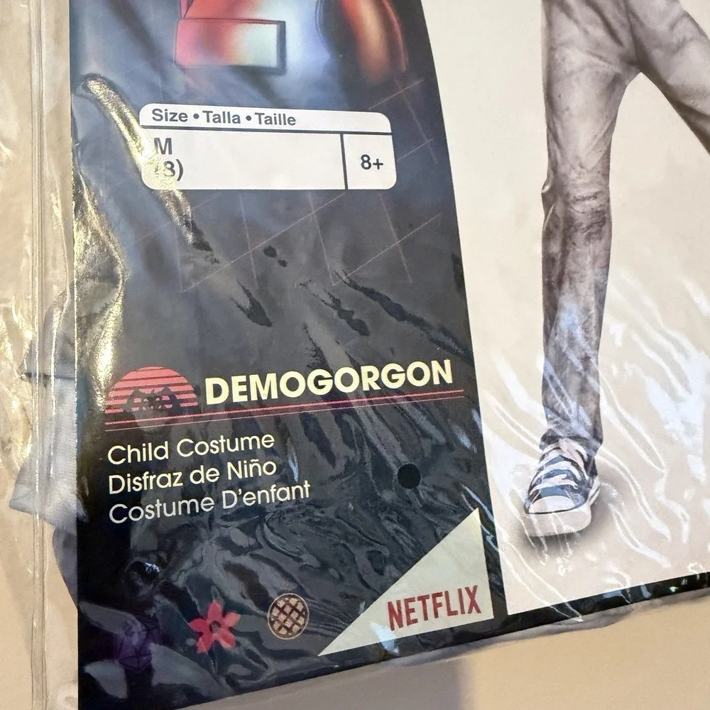 NWT Disguise Boys Stranger Things Demogorgon Jumpsuit Costume Medium 8 Cosplay